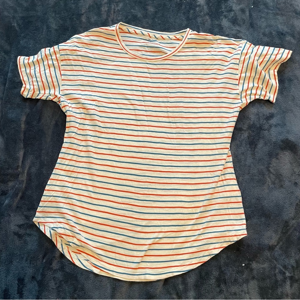 Madewell Striped Short Sleeve Tee